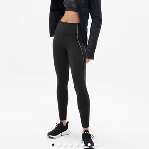 NWT Athleta Rainier High Rise Reflective Stripe Legging size L